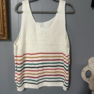 Knitted tank